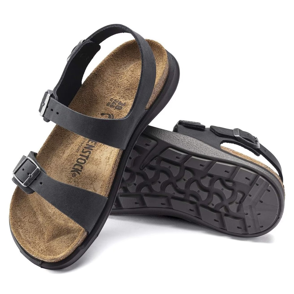 Birkenstock Sonora CT Womens Sz EU 37 US 6 Narrow Hiking Sandals Black Leather